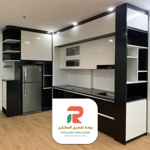 صور مطابخ المنيوم مفتوحة على الصالة